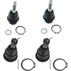 TRQ 전면 상단 및 하단 운전자 조수석 볼 조인트 세트 0910 다지 Ram 1500 4WD 1118 1318 RWD 에어 서스펜션 호환 2019 클래식, PSA63346