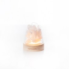 【Montagne】mini富士山 粉水晶 桃花Ｘ美容 水晶擴香組 精油可選, 1個, 不贈精油