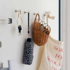 [1+1] 마스크 보관 걸이 네오디움 마그네틱 열쇠 초강력 후크 고리 자석후크, 2개