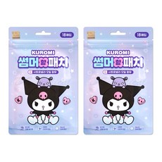 산리오 쿠로미 썸머 향 패치 어린이 여름 캠핑 활동 벌레 퇴치 차단 스티커 방향제 2개