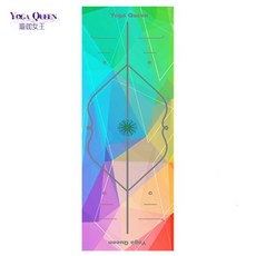 正品高檔瑜伽毯瑜伽布鋪巾瑜伽鋪巾吸汗毯毯巾毛巾瑜伽鋪巾防滑隔臟布, 彩體線【加寬80x183cm】, 1個