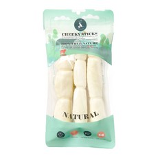 버틀러티 치키스틱 6인치 강아지 오래먹는 개껌 수제간식 분리불안 치석제거, 1개, 80g, 내추럴6인치3p