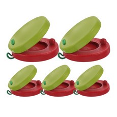 리듬 활동을 위한 5Pcs 라운드 나무 캐스터네츠 악기 교실 손가락