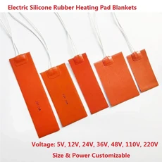 실리콘 가열 패드 방수 220V 5V, 24V, China Mainland, 400x100mm