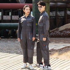 멜빵 작업복 페인트 일체형 용접 정비복 점프수트 목공 카센터 사계절 멀티, 1개, 연결복