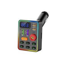 Q53 車載藍牙播放器 FM發射器 數顯螢幕 TF卡 免提 QC3.0 快充, 通用