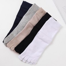 남성 발가락양말 리얼 오리지널 면 옆면골지 고급 살아 숨쉬는 발가락양말 5켤레