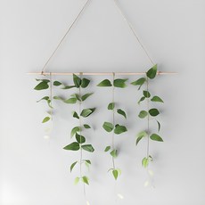 BLOOMING&ME 綠葉花環掛飾, 混合色