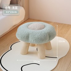 수납의자 현관의자 낮은 검정(35x25x24) 풋스툴 보조의자 화장대스툴, J. 소형  하늘색  네발 동물, J. 소형 - 하늘색 - 네발 동물