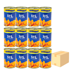 삼도 황도 슬라이스 (), 1박스, 425g