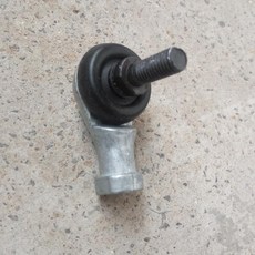 4pcs SQ6 RS 커넥터 모양 볼 헤드 폴 조인트 베어링로드 오른손 보어 6mm M6 남성 스틸 90 도