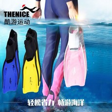 哆哆購 輕便TPR腳蹼 潛水浮潛裝備 男女通用 游泳魚鰭蛙鞋, 黃色,38-39