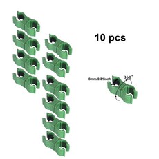 넝쿨지지대 가든 식물 화단 10개 지지대 A-B형 고정 클립 차양 기둥 접목 연결기 등반식물 브래킷 정원 액세서리, [00] 11mm(10pcs), [00] Universal clip