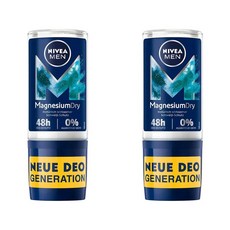 [독일직구] Nivea 니베아 맨 롤온 마그네슘 드라이 50ml 2팩 MEN ROLL ON MAGNESIUM DRY 50ml