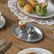 스텐 계란 에그 달걀 1구 홀더 트레이 2P세트, 2개