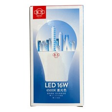 旭光 LED 燈泡 16W 全電壓 E27燈座, 冷白, 10個