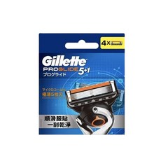 吉列 Proglide 無感系列刮鬍刀頭 (4刀頭) 親膚舒適，五刀片設計，輕鬆捕捉細小鬍渣, 1個
