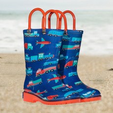 Wildkin 兒童提把雨鞋 交通工具大集合 瑕疵品特價出清