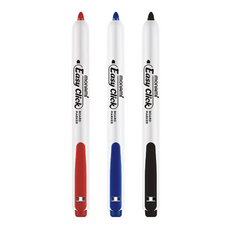 이지클릭 모나미 똑딱이 보드마카 3색, 1개, 검정+파랑+빨강