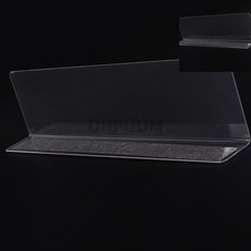 [오품] L형 투명 칸막이 25x6cm 1P 자석형