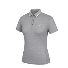 캘러웨이 여성 카라 배색 반팔 티셔츠 CWTPJ6665-193_G