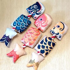 福媽寵物 貓咪玩具 貓草包 日式魚造型 逗貓神器 貓薄荷玩具 藏食 舒緩情緒, 日式三段結繩魚 顏色隨機, 1個