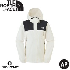 The North Face 女 DV單件式防水外套 AP 米白