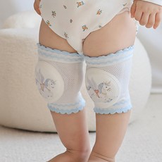 寶寶學步護膝爬行透氣新生兒防摔護膝蓋小孩兒童護肘神器卡通A類, 1個, 獨角獸:如圖