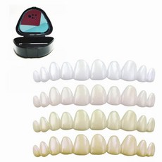 리필모 신제품 구강 임시 교체 장비 색상 위생 즉석 미소 키트 음영 가지 치과 미싱 베니어 치아, 1개