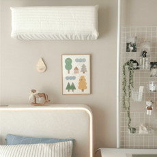 맘노코 누빔 템바 벽걸이 에어컨커버