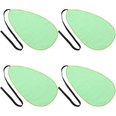 GorgeCraft 4Pcs 클라리넷 클리닝 면봉 벌크 그린 파이버 눈물방울 인스트루먼트 실크 클린 천 클리너 피콜로 플루트 색소폰 내부 튜브용 가중 스트링 포함