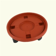 국내생산 바퀴형 물받침 이동식 원형 화분받침대, 1개