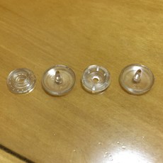 華聯 四合扣T5-透明扣 DIY手工藝必備 透明不影響美觀 10套, 1個