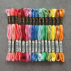 앵커실 복합사 프랑스자수 십자수실 앵커 자수실 총16컬러 Anchor 앵카 25번 면사, 실번호 1207, 1개