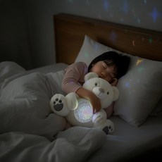 이큐나라 백색 소음기 3종 애착인형 수면 유도 울음 감지 센서 무드등 아기 출산 선물 가정용, 꼼돌이, 1개