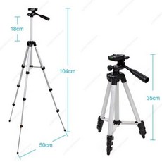 범용 삼각대 스탠드 알루미늄 카메라 홀더 높이: Canon Nikon Sony DSLR 비디오 캠코더 350-1040mm, 01 CHINA