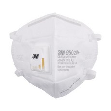 방진마스크1급필터접이식9502V쓰리엠, 단일, 1개