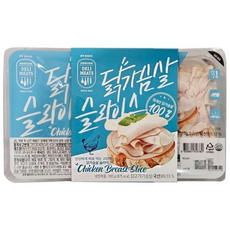 코스트코 존쿡델리미트 닭가슴살 슬라이스 g, 2개, 350g