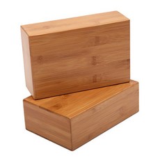 이디타 스포츠 대나무 요가블럭 요가도구 필라테스 스트레칭, 1개