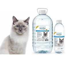 CAT WATER 貓咪飲用水 弱酸性 泌尿道保健 4L, 1個, 500ml(效期2026/10)
