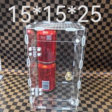 亞克力爬蟲箱 飼養箱 觀賞箱 豎版 15*15*25cm, 1個, 中號 豎款 前門