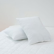 옵티머스 국내산 마이크로화이바 항균 호텔 목편한 베개솜, 화이트 스탠다드, 2개