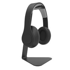 곡선 실리콘 패딩이 있는 칸토 H1 유니버설 헤드폰 스탠드 - 실버, Black, H1 Universal