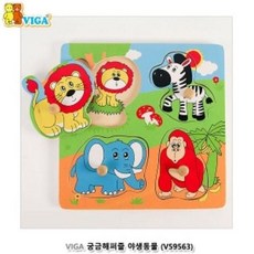 유아용품 비가 궁금해퍼즐 야생동물_ 20275643EA, 단품