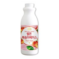 VMB 쉘몬 과일 농축액 베이스 복숭아 1kg_복숭아 1kg