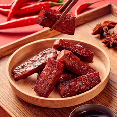 快車肉乾 特厚麻辣鍋肉乾, 200g, 1個