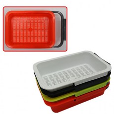 미끼 바다 새우통 KB 바구니 낚시 크릴 크릴통 미끼통 바칸 밑밥 밑밥통 갯바위 블랙, OP  01. KB 미끼바구니 레드