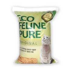 에코 펠라인 퓨어 고양이 모래 9.08kg 목재 펠릿, 단품, 1개