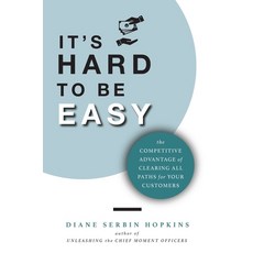 (영문도서) It's Hard to be Easy: The Competitive Advantage of Clearing All Paths for Your Customers Hardcover, Networlding Publishing, English, 9781955750103