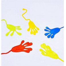 펑키펑키몰 손바닥 찐득이 손찐득이 요요 끈끈이 늘어나는 장난감 착 달라붙고 쭉쭉 늘어나는 찐득이, 10개, 5색*각2개